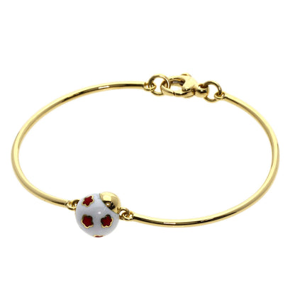 Ponte Vecchio   Bracelet Ladybug Enamel K18 Yellow Gold Ladies