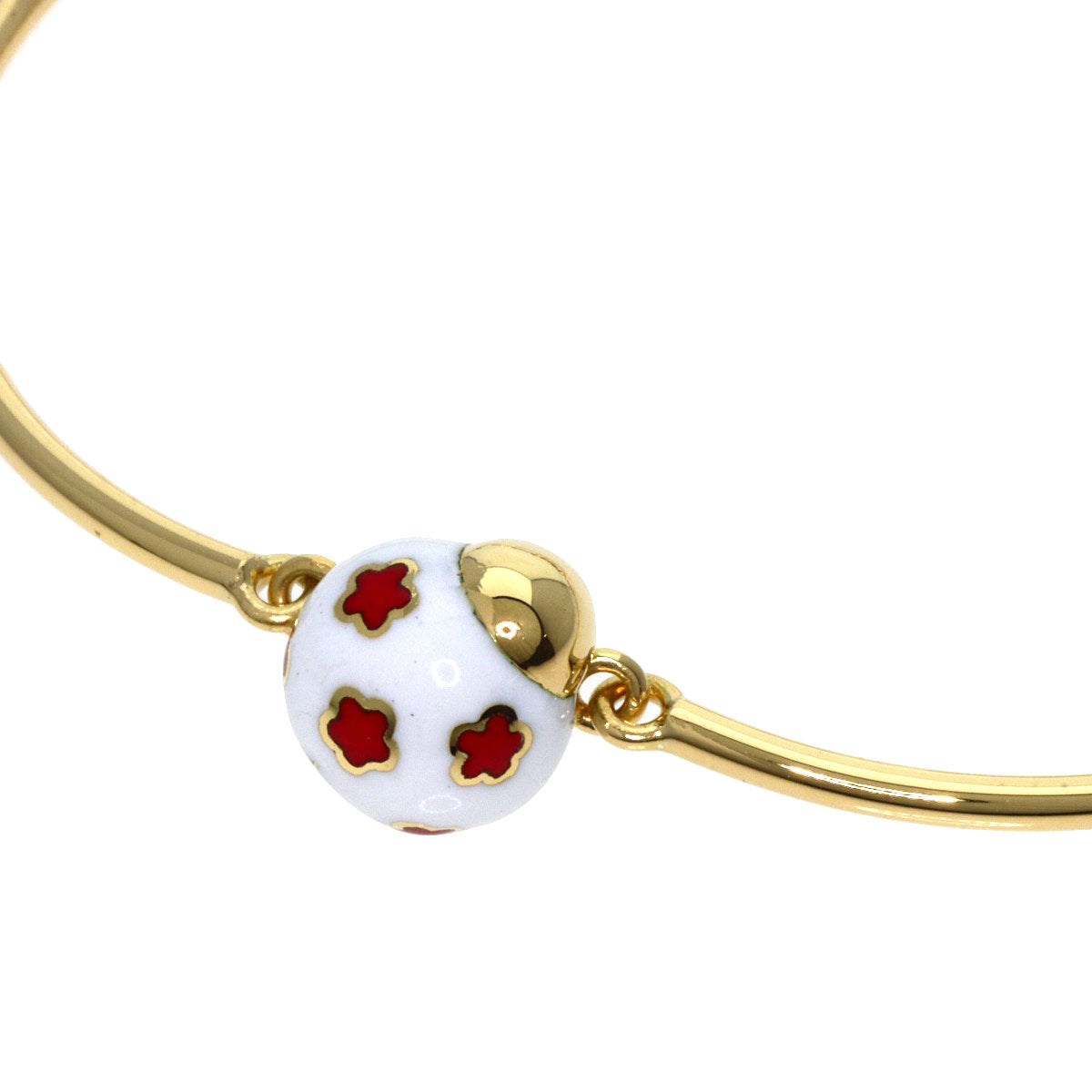 Ponte Vecchio   Bracelet Ladybug Enamel K18 Yellow Gold Ladies