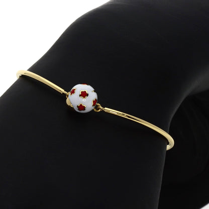 Ponte Vecchio   Bracelet Ladybug Enamel K18 Yellow Gold Ladies