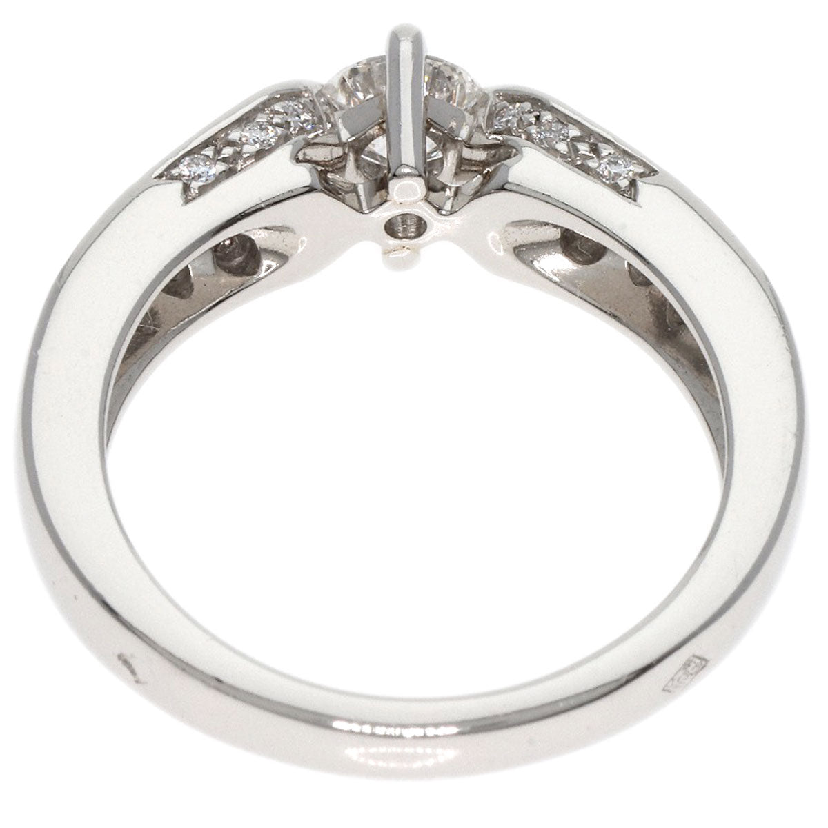 Chaumet Plume de Chaumet Diamond #48 Ring Platinum PT950 Ladies [Used]