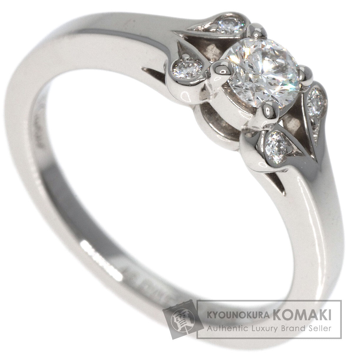 CARTIER Ballerina Diamond # 46 Ring Platinum PT950 Ladies [Used]