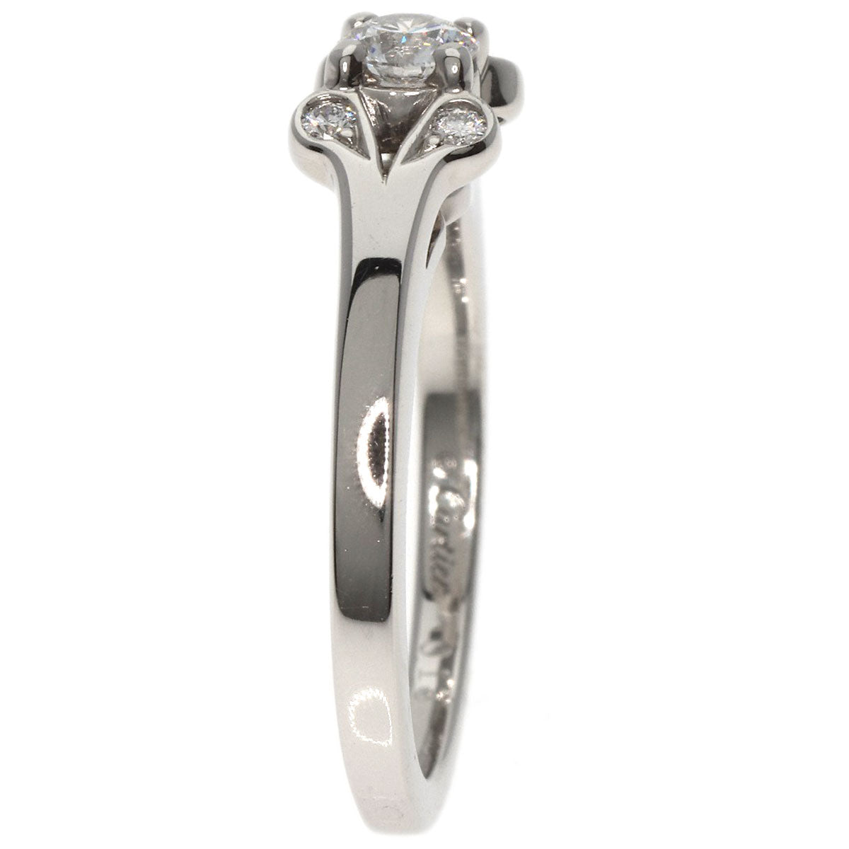 CARTIER Ballerina Diamond # 46 Ring Platinum PT950 Ladies [Used]