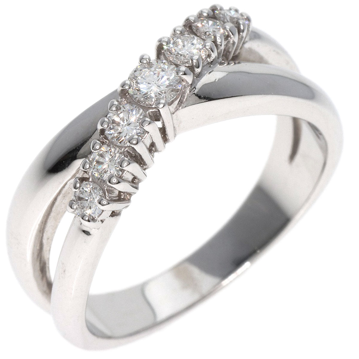 MIKIMOTO   Ring Diamond K18 White Gold Ladies