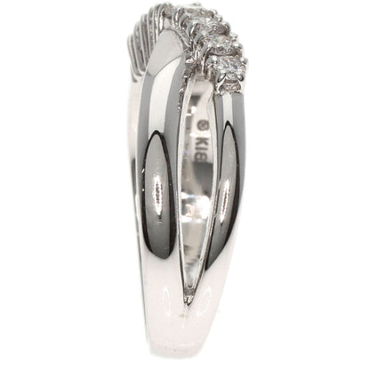 MIKIMOTO   Ring Diamond K18 White Gold Ladies