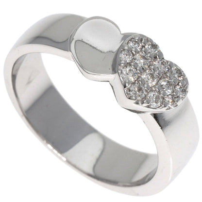 Ponte Vecchio   Ring Heart motif Diamond K18 White Gold Ladies