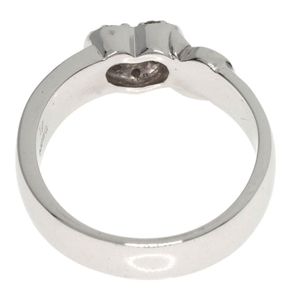 Ponte Vecchio   Ring Heart motif Diamond K18 White Gold Ladies