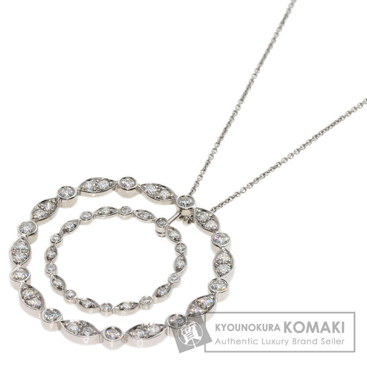 TIFFANY&Co. swing diamond Necklace Platinum PT950 Ladies [Used]