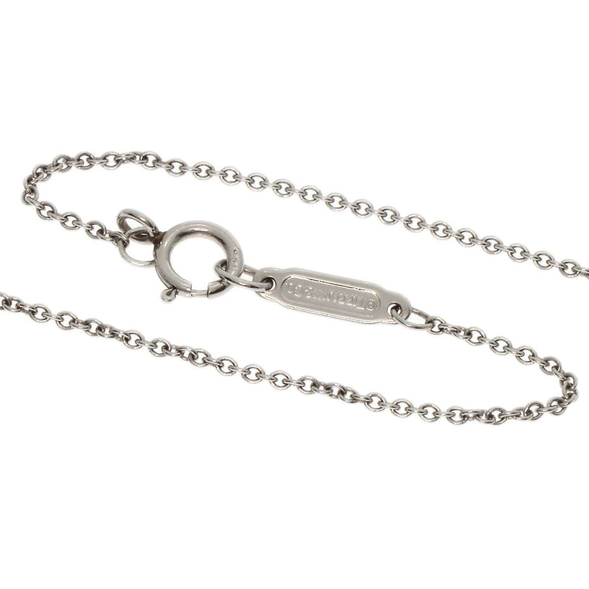 TIFFANY&Co. swing diamond Necklace Platinum PT950 Ladies [Used]