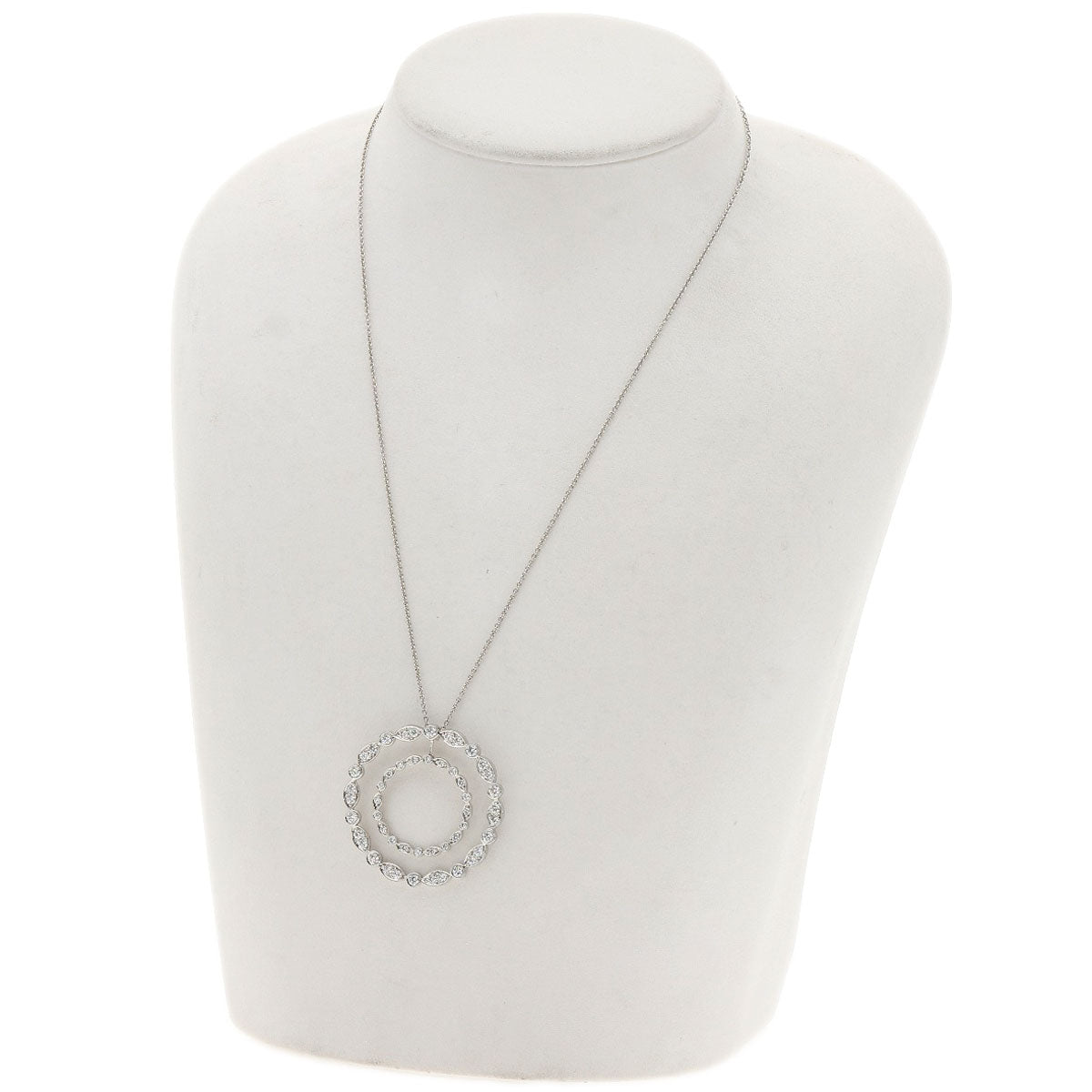 TIFFANY&Co. swing diamond Necklace Platinum PT950 Ladies [Used]