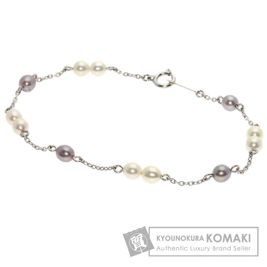 TASAKI   Bracelet Freshwater Pearl Station Pearl K18 White Gold Ladies