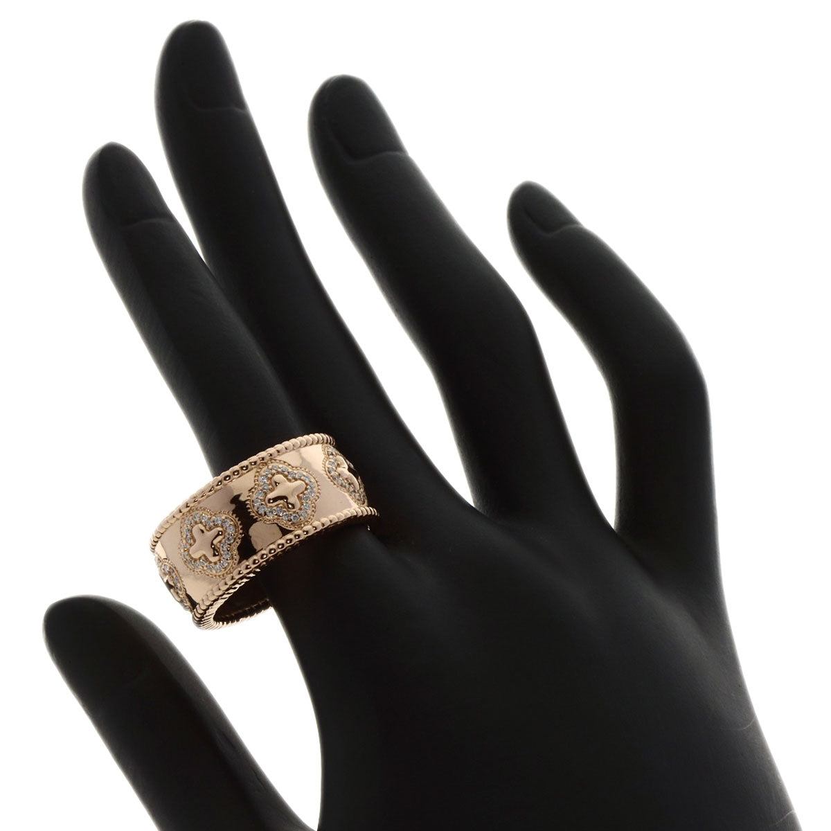 0.4ct Diamond Ring K18 Pink Gold 15.3g　Ladies