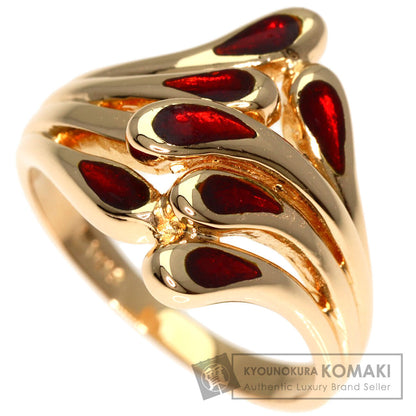 TASAKI Enamel Ring K18 Yellow Gold Ladies [Used]