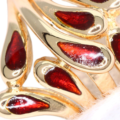 TASAKI Enamel Ring K18 Yellow Gold Ladies [Used]