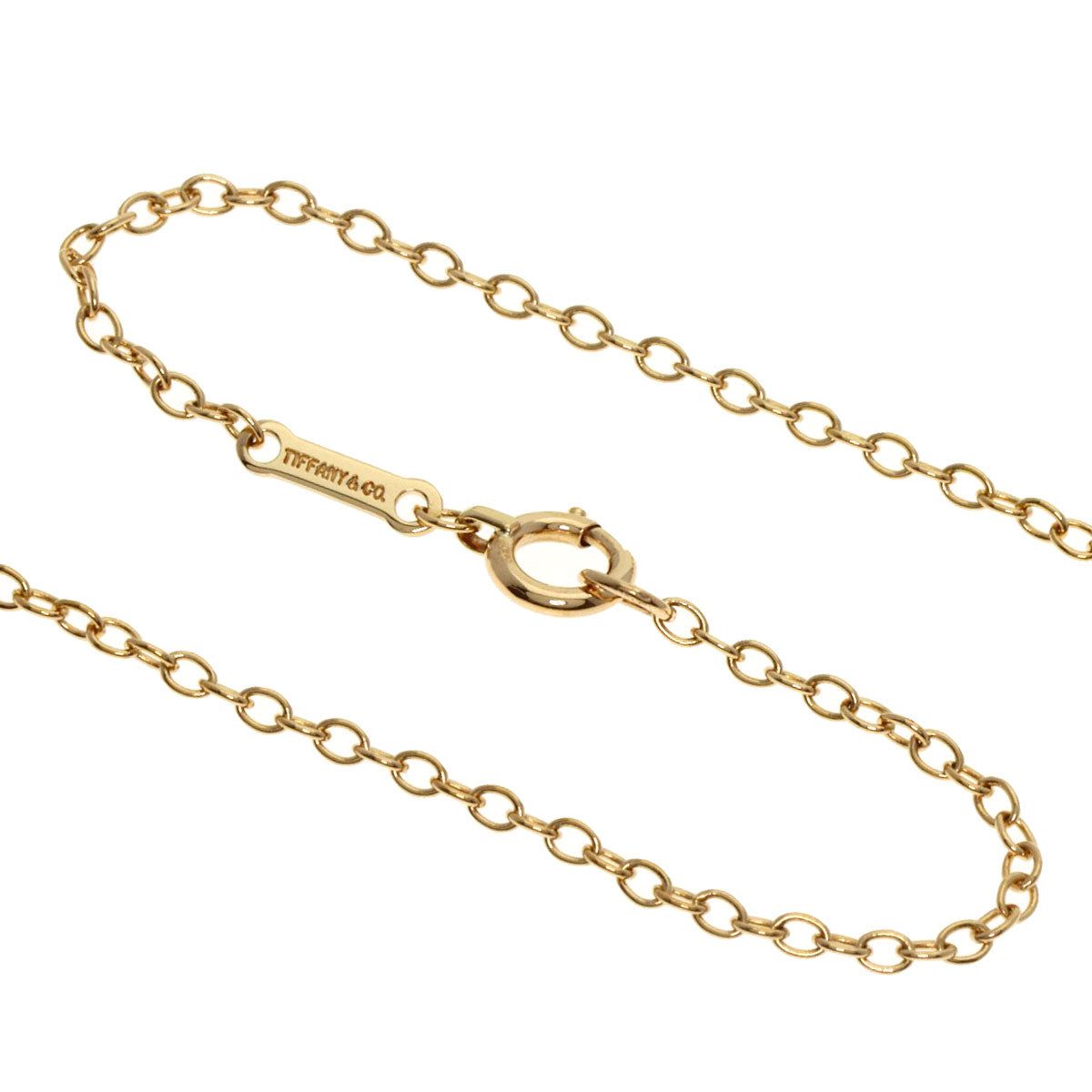 TIFFANY&Co.   Necklace Initial K Large K18 Yellow Gold Ladies