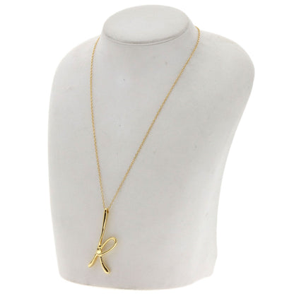 TIFFANY&Co.   Necklace Initial K Large K18 Yellow Gold Ladies