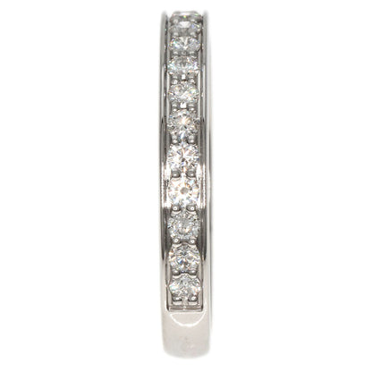 CARTIER   Ring Half Eternity Diamond #48 Platinum PT950 Ladies