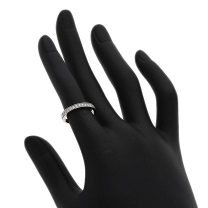 CARTIER   Ring Half Eternity Diamond #48 Platinum PT950 Ladies
