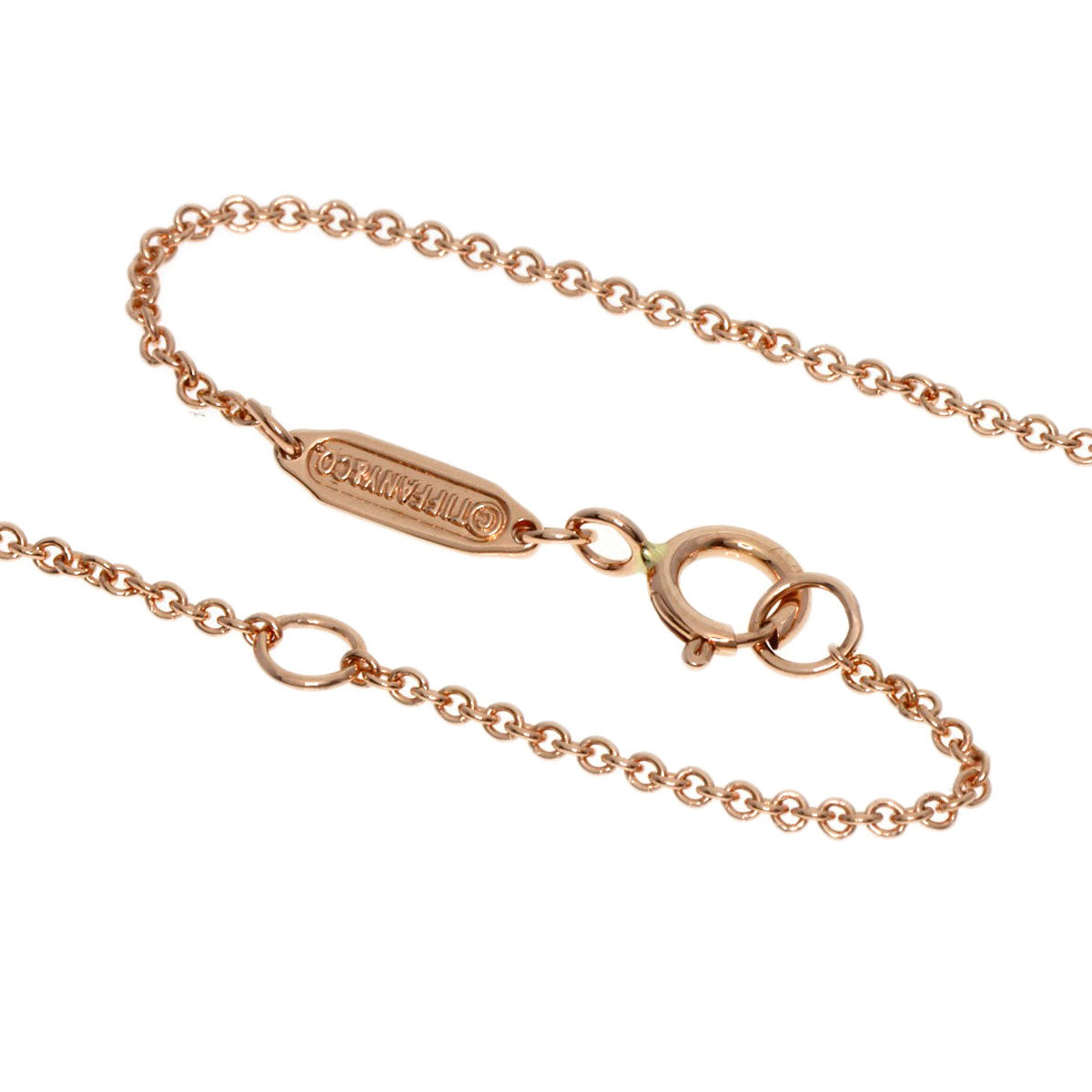 TIFFANY&Co.   Necklace Notkey Diamond K18 Pink Gold Ladies