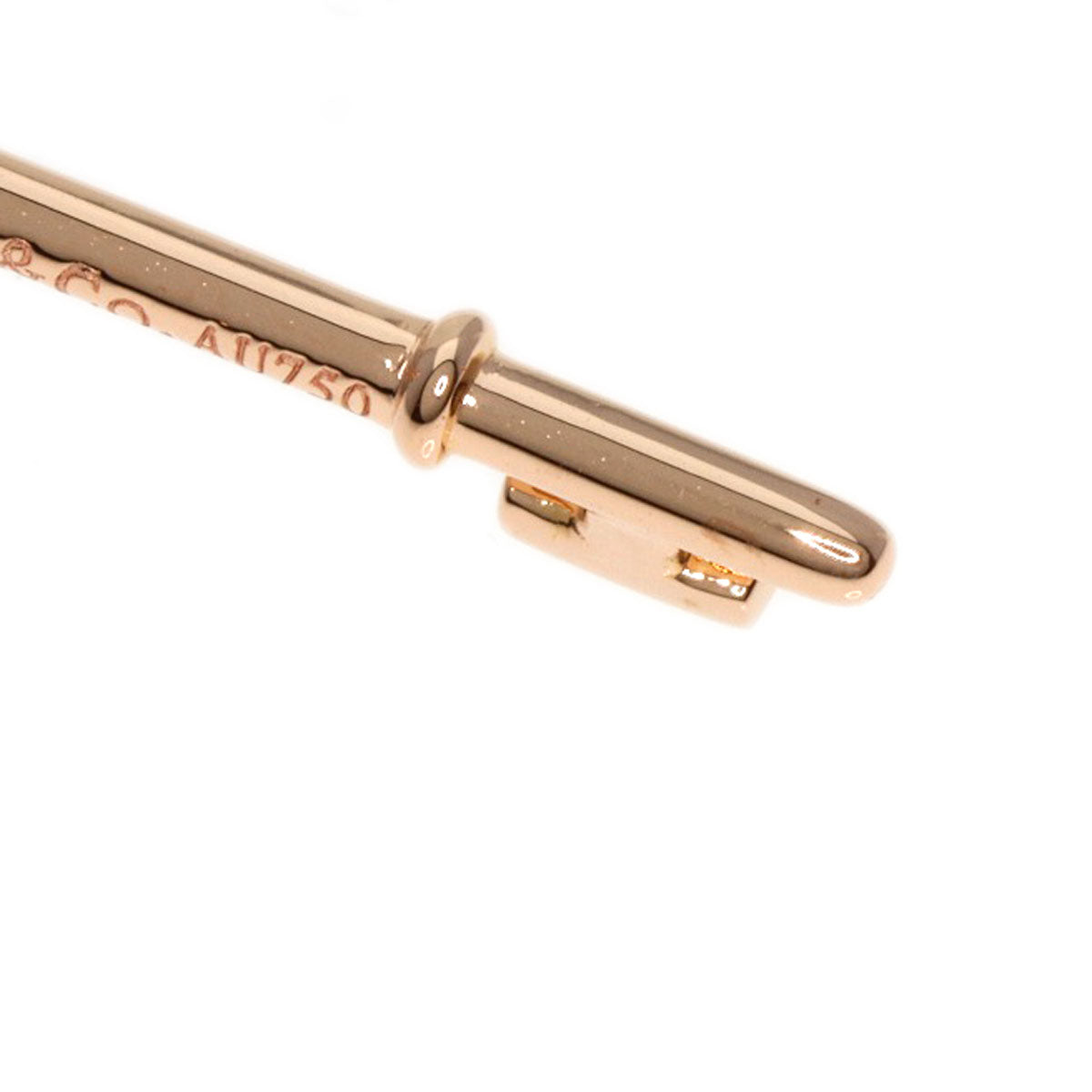 TIFFANY&Co.   Necklace Notkey Diamond K18 Pink Gold Ladies