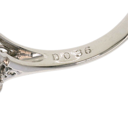 5.42ct zircon Diamond Ring Platinum PT900  7.24g　Ladies