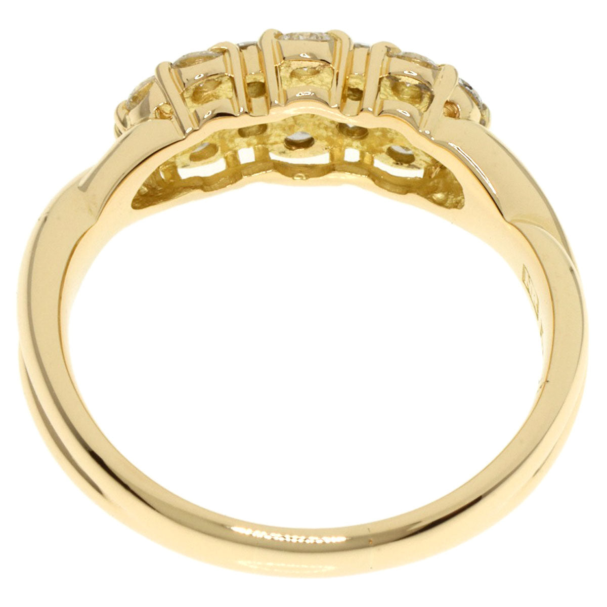 NINA RICCI   Ring Ruby Diamond K18 Yellow Gold Ladies