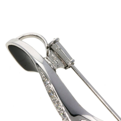 Black Shell Diamond Pendant top K18 White Gold  6.6g　Ladies