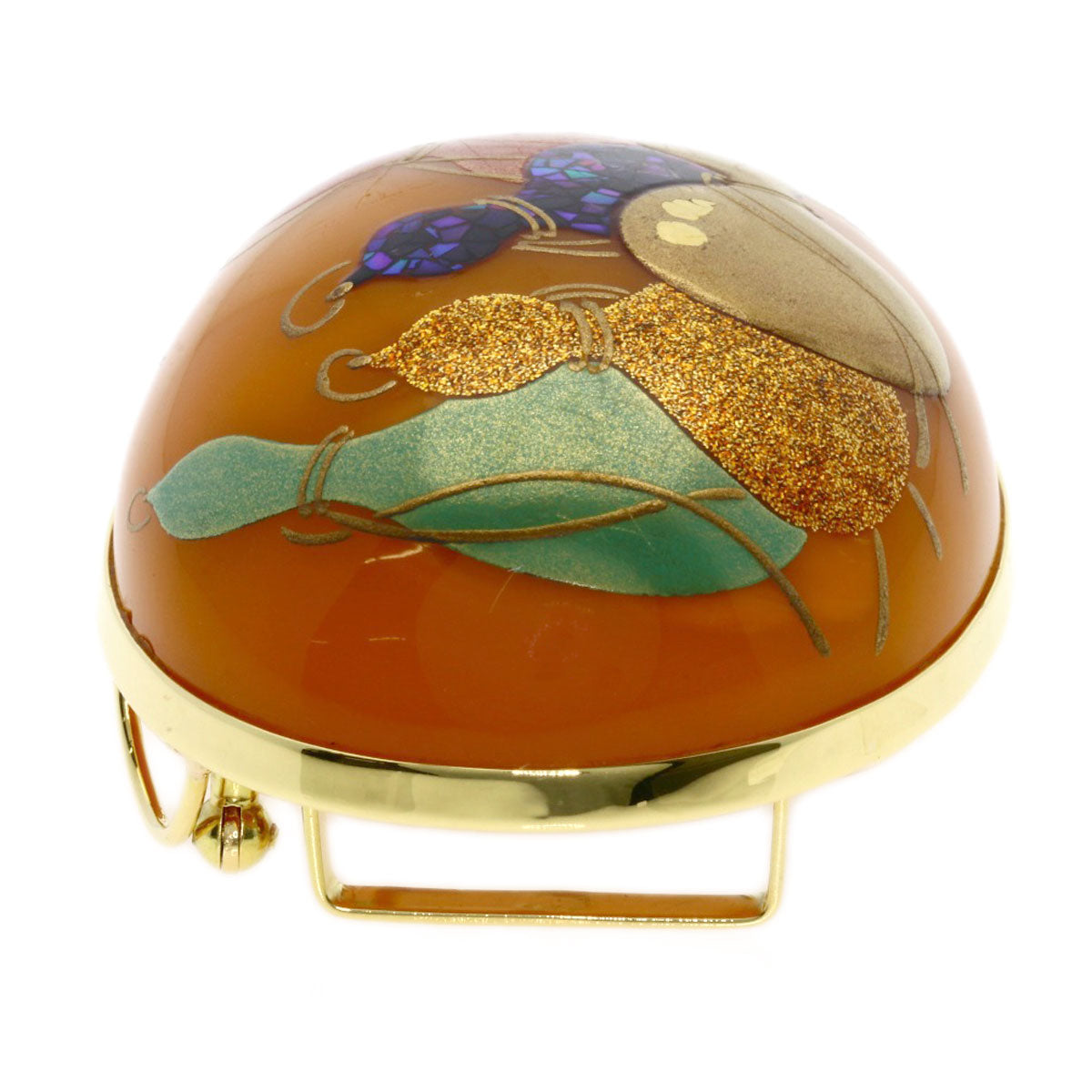 Amber Amber Takeshi Obi closure K18 Yellow Gold  19.7g�@Ladies