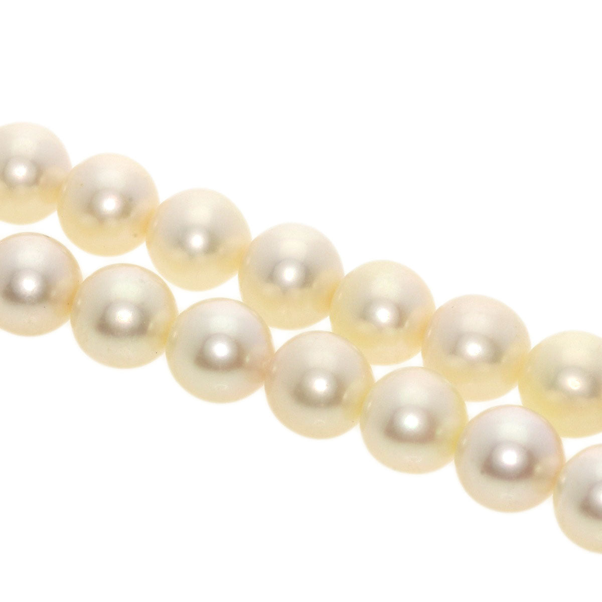 Akoya pearl Pearl Necklace Silver  45.9g　Ladies