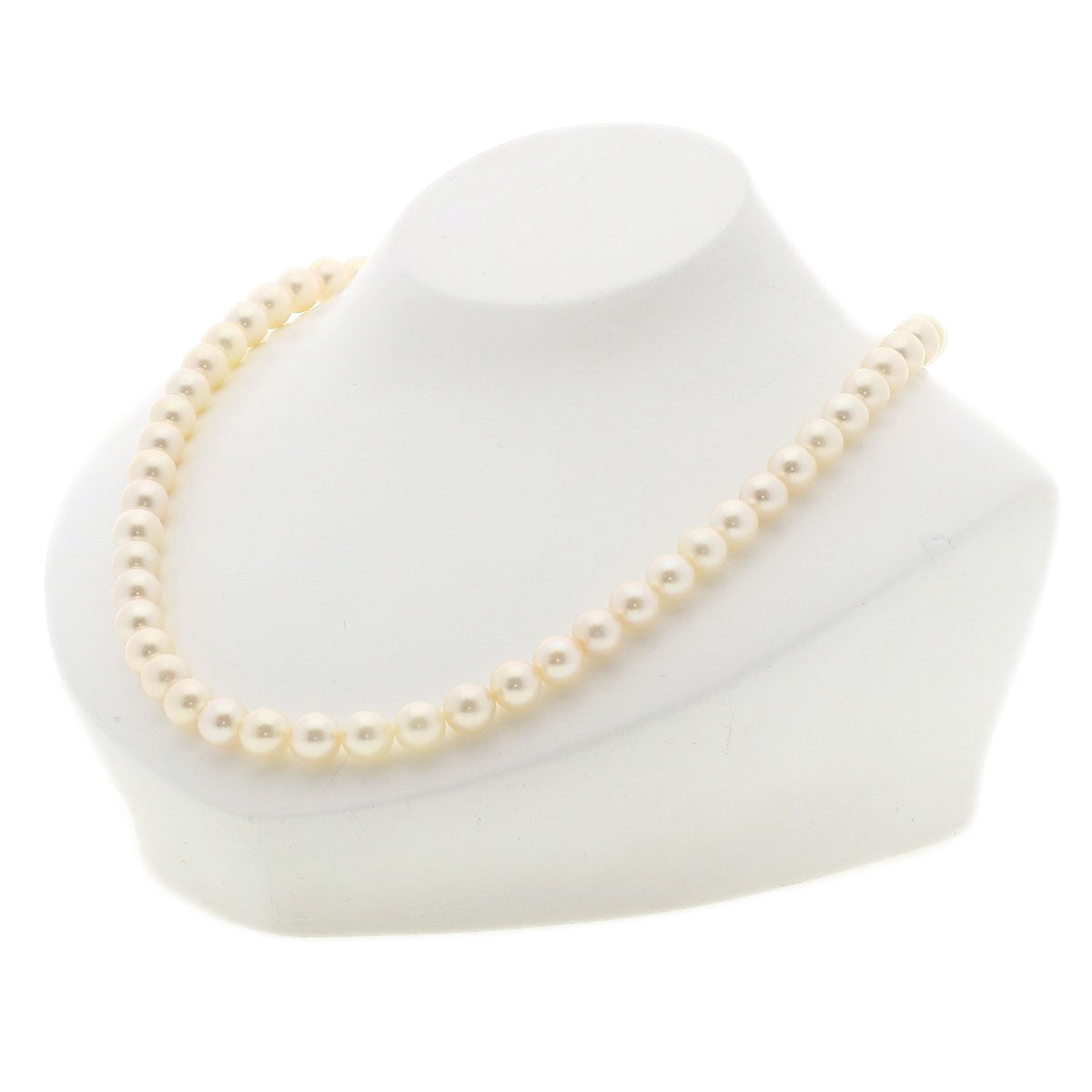 Akoya pearl Pearl Necklace Silver  45.9g　Ladies