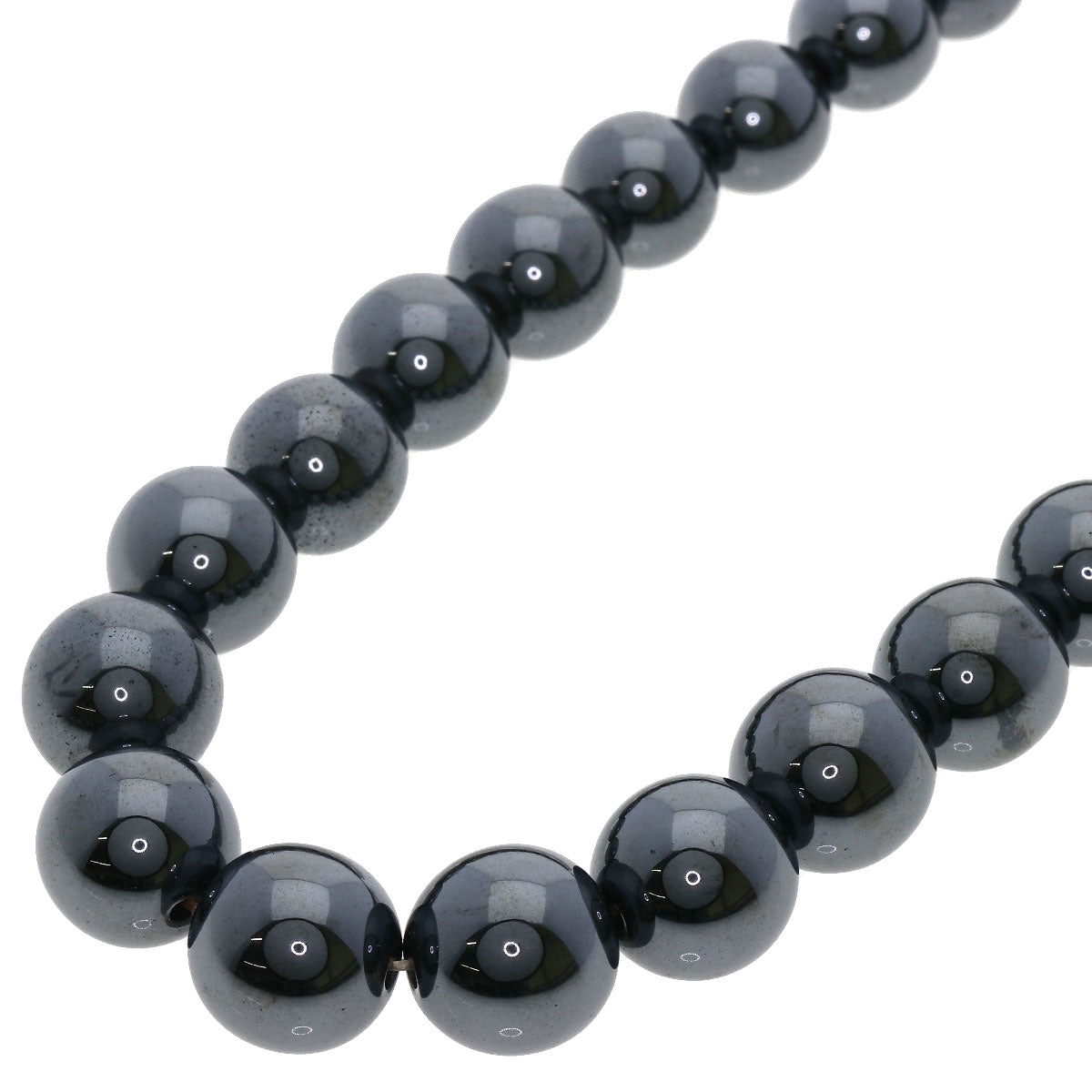 Hematite Necklace Metal  66.7g　Ladies