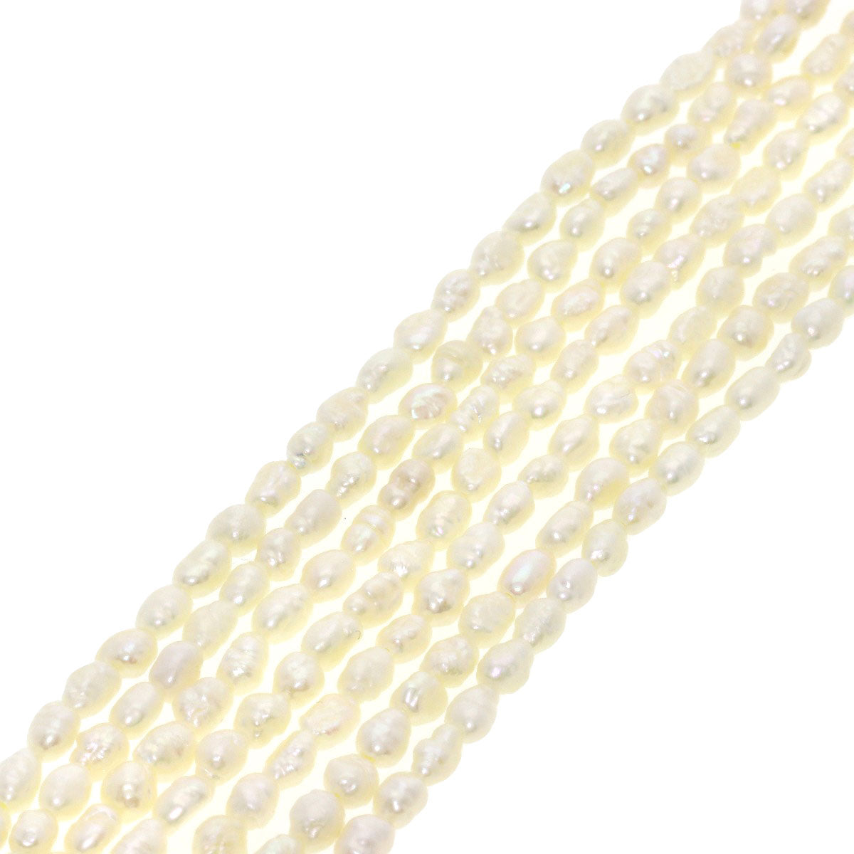 Freshwater Pearl 7 rows Necklace Silver 58.3g　Ladies