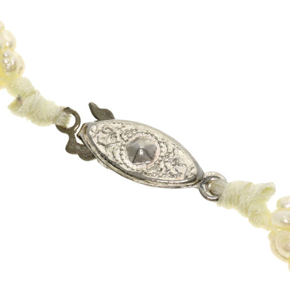 Freshwater Pearl 7 rows Necklace Silver 58.3g　Ladies