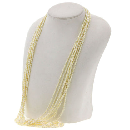 Freshwater Pearl 7 rows Necklace Silver 58.3g　Ladies