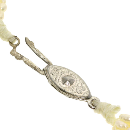 Freshwater Pearl 7 rows Necklace Silver 58.3g　Ladies