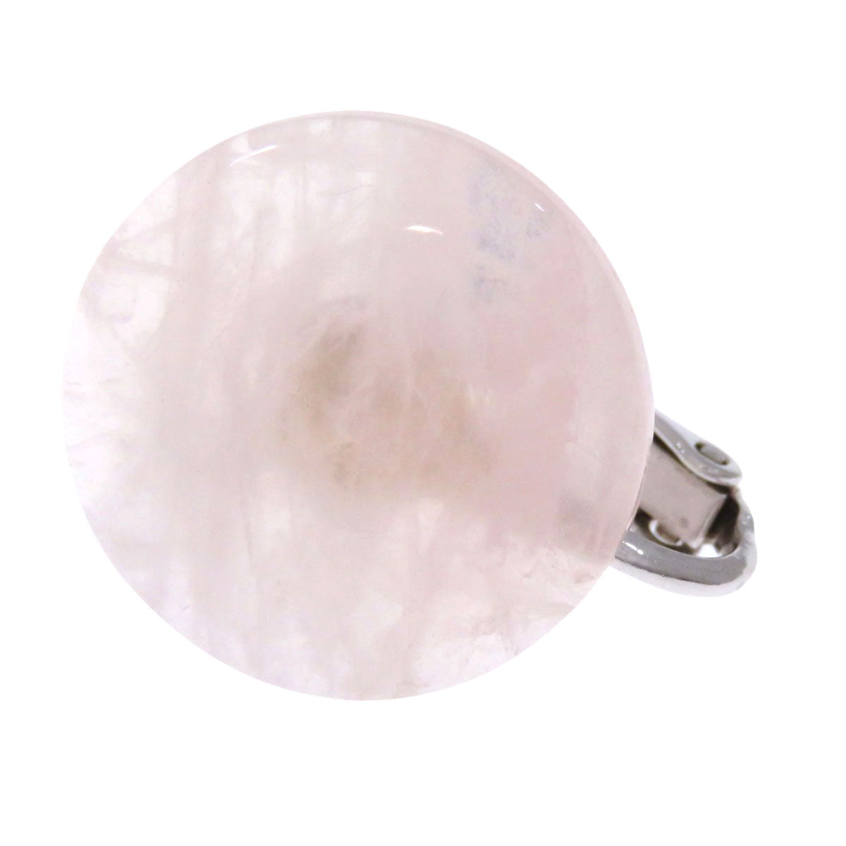 2-piece set Rose Quartz style Necklace Silver 40.5g　Ladies