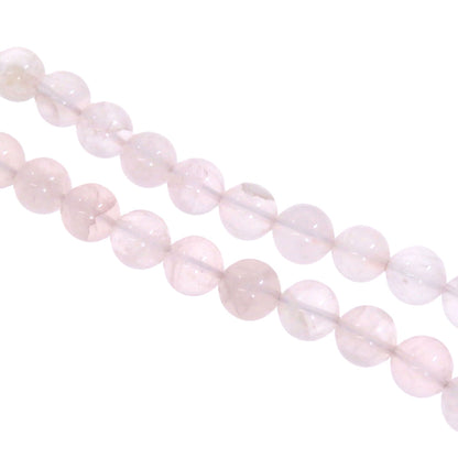 2-piece set Rose Quartz style Necklace Silver 40.5g　Ladies