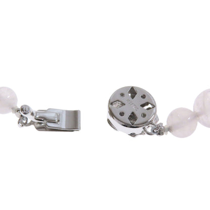 2-piece set Rose Quartz style Necklace Silver 40.5g　Ladies