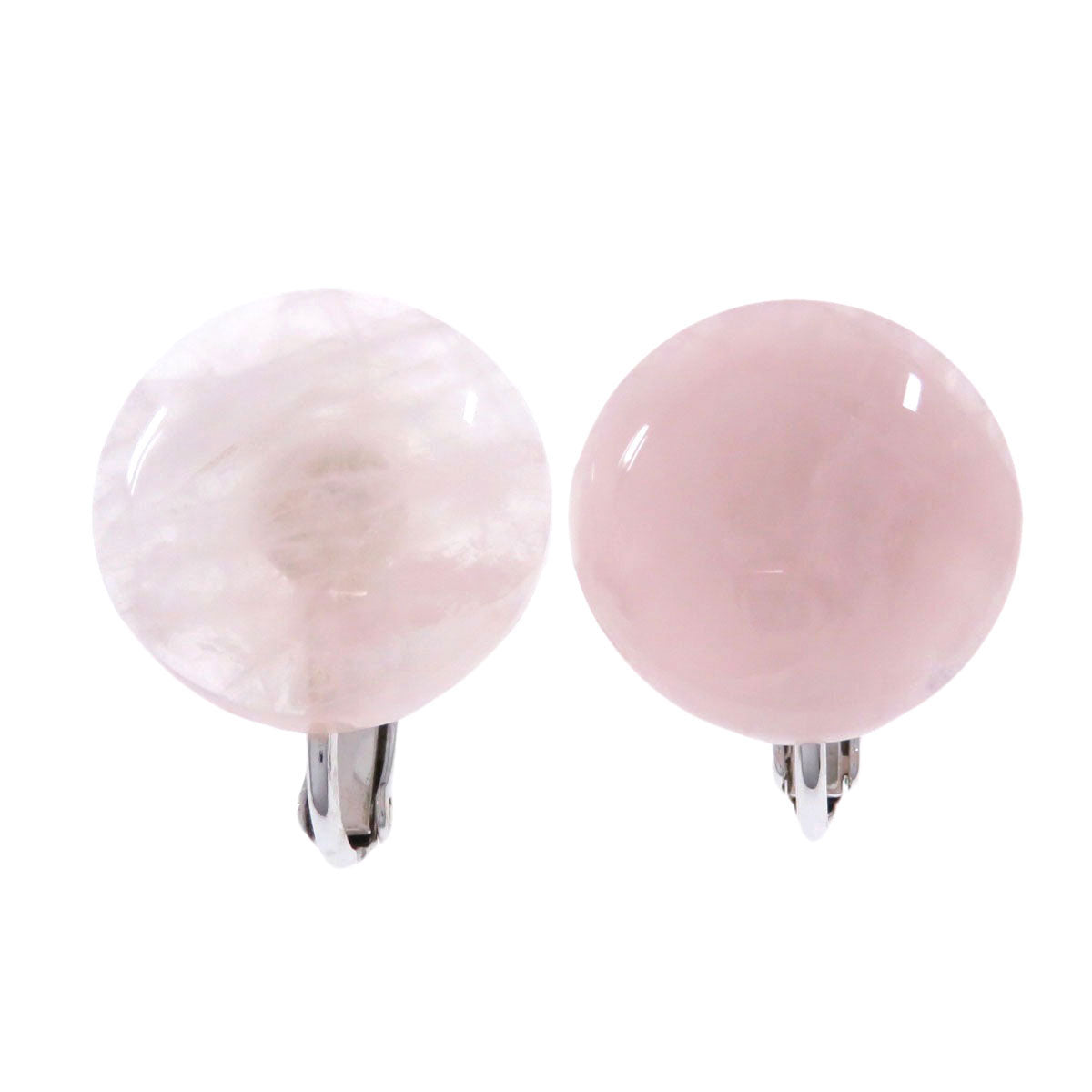 2-piece set Rose Quartz style Necklace Silver 40.5g　Ladies