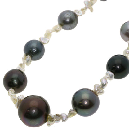 Pearl Pearl Keshi Pearl Necklace Silver 27.4g　Ladies