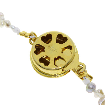 Pearl Pearl Keshi Pearl Necklace Silver 27.4g　Ladies