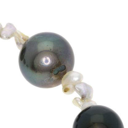 Pearl Pearl Keshi Pearl Necklace Silver 27.4g　Ladies