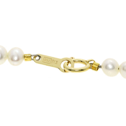 Freshwater Pearl Pearl Necklace K18 Yellow Gold  10.2g　Ladies