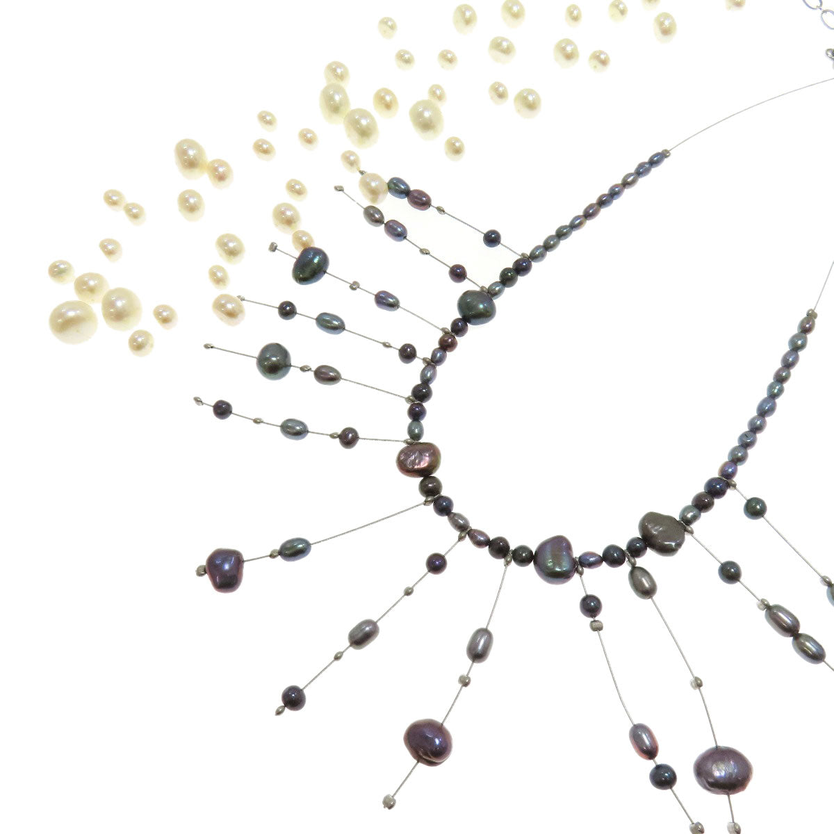 Freshwater Pearl Pearl 2 piece set Necklace Metal 11.3g　Ladies