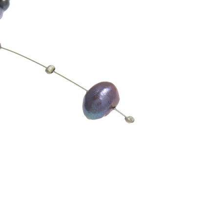 Freshwater Pearl Pearl 2 piece set Necklace Metal 11.3g　Ladies