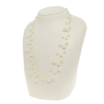 Freshwater Pearl Pearl 2 piece set Necklace Metal 11.3g　Ladies