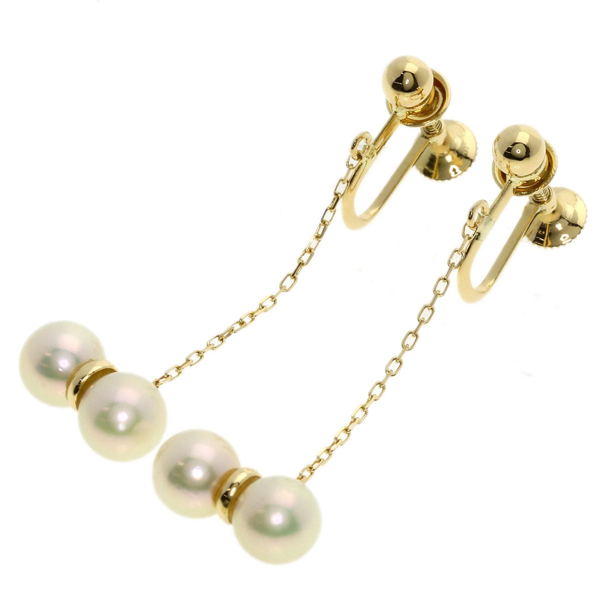 TASAKI   Earring Pearl Pearl K18 Yellow Gold Ladies