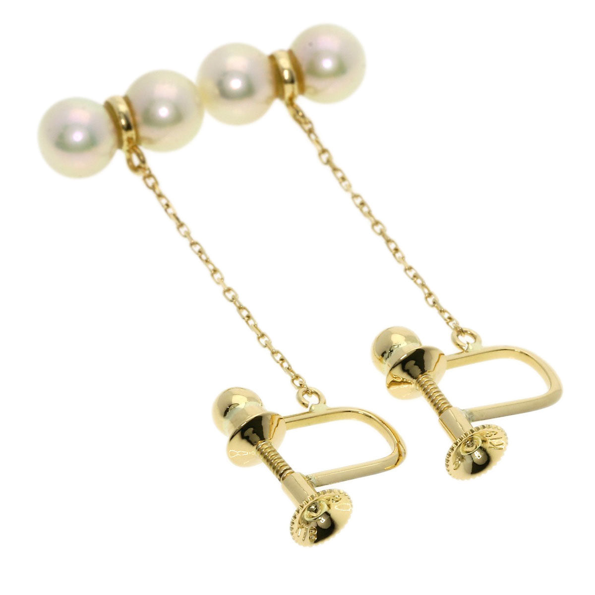 TASAKI   Earring Pearl Pearl K18 Yellow Gold Ladies