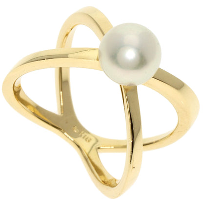 MIKIMOTO   Ring Pearl Pearl K18 Yellow Gold Ladies