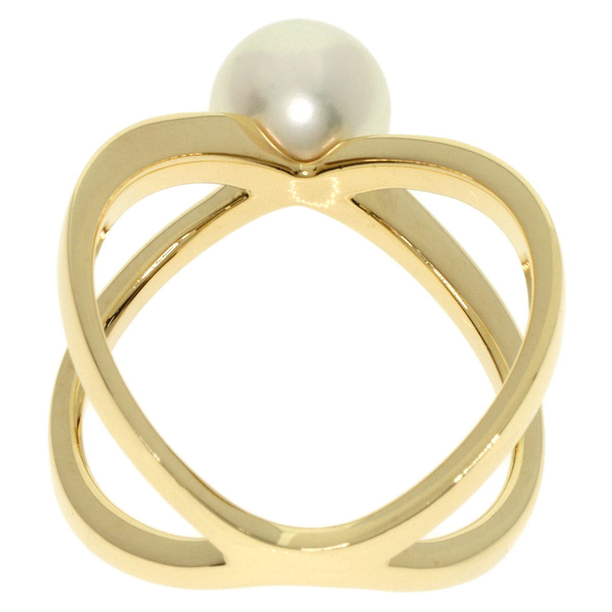 MIKIMOTO   Ring Pearl Pearl K18 Yellow Gold Ladies