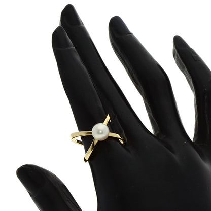 MIKIMOTO   Ring Pearl Pearl K18 Yellow Gold Ladies